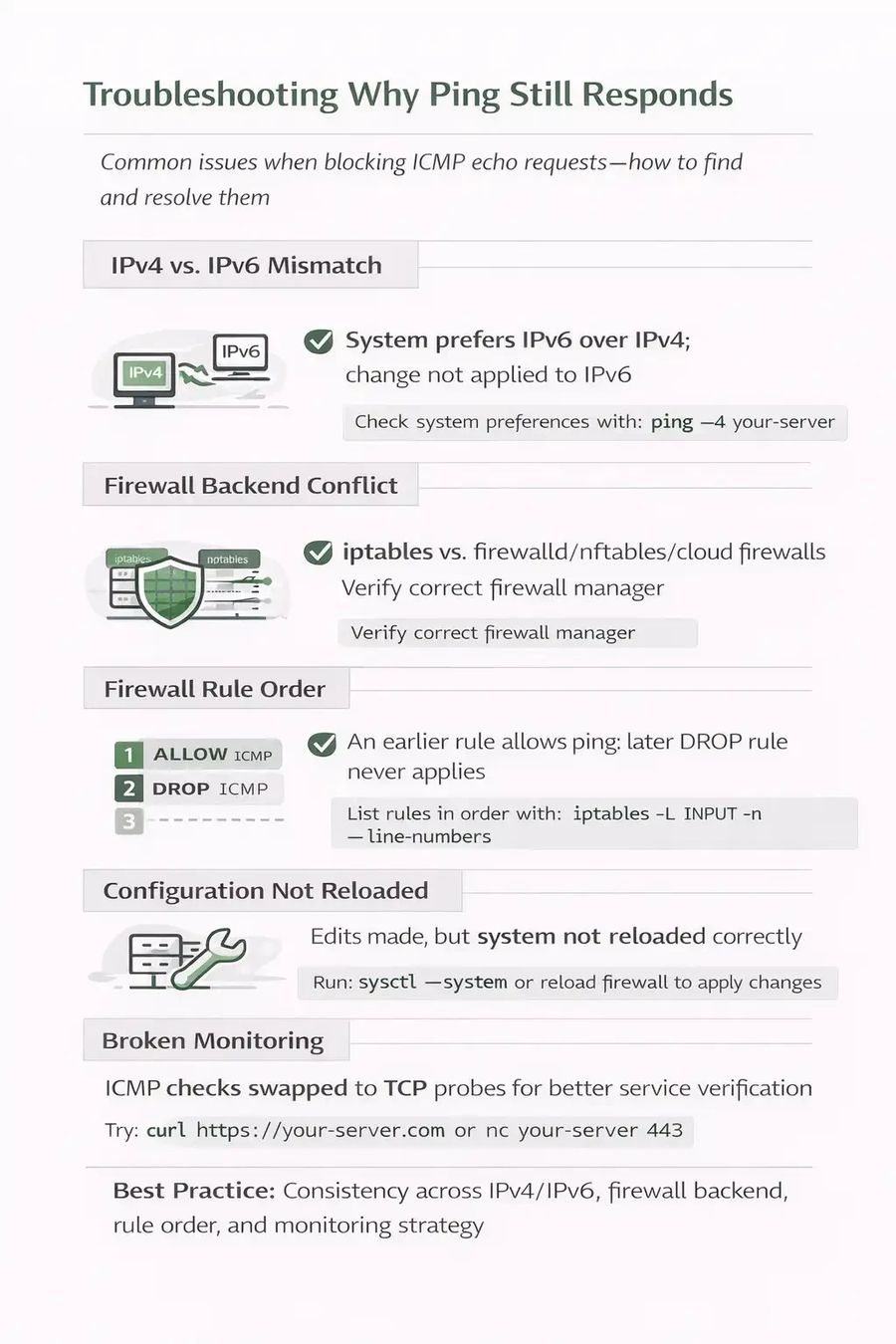 Troubleshooting When Ping Still Works